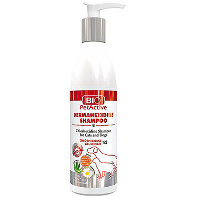 Bio Pet Active Derma Hexidine Skin and Coat Support Shampoo For Cats and Dogs 250 Ml.