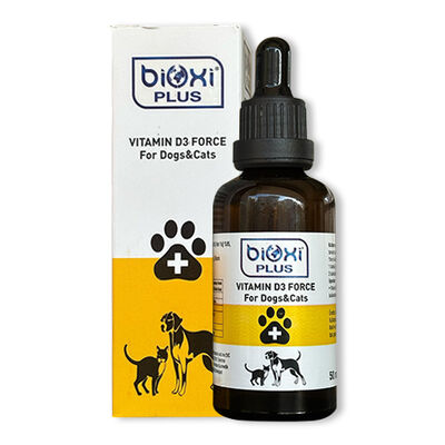 Bioxi Plus Vitamin D3 Force Kedi Ve Köpek Vitamini 50 ML