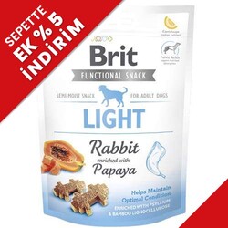 Brit Care - Brit Snack Light Tavşan Papaya Kilo Kontrolü Tahılsız Köpek Ödülü 150 Gr