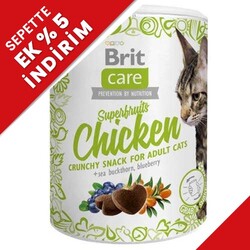 Brit Care - Brit Care Cat Snack Superfruits Chicken Tavuk Yaban Mersini Tahılsız Kedi Ödülü 100 Gr