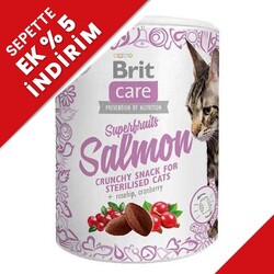 Brit Care - Brit Care Cat Snack Superfruits Salmon Somon Kuşburnu Yaban Mersini Tahılsız Kedi Ödülü 100 Gr