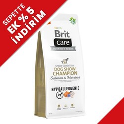 Brit Care - Brit Care Dog Show Champion Somonlu Köpek Maması 12 Kg + 2 Adet Pro Choice Konserve 400 Gr