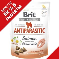 Brit Care - Brit Snack Antiparasitic Somon Papatya Parazit Karşıtı Tahılsız Köpek Ödülü 150 Gr