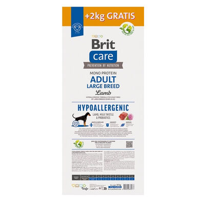 Brit Care Large Breed Büyük Irk Kuzulu Köpek Maması 12 Kg + 2 Kg Bonus Paket (Toplam 14 Kg)