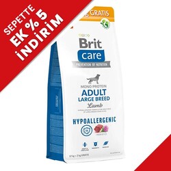 Brit Care - Brit Care Large Breed Büyük Irk Kuzulu Köpek Maması 12 Kg + 2 Kg Bonus Paket (Toplam 14 Kg)