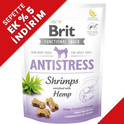 Brit Care - Brit Snack Antistress Karides Kenevir Sakinleştirici Tahılsız Köpek Ödülü 150 Gr