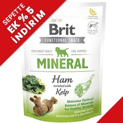 Brit Care - Brit Snack Mineral Puppy Jambon ve Deniz Yosunlu Mineralli Tahılsız Yavru Köpek Ödülü 150 Gr