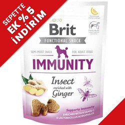 Brit Care - Brit Snack Immunity Böcek Zencefil Bağışıklık Güçlendirici Tahılsız Köpek Ödülü 150 Gr