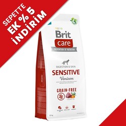 Brit Care - Brit Care Sensitive Geyik Etli ve Patatesli Tahılsız Köpek Maması 12 Kg + 2 Adet Pro Choice Konserve 400 Gr