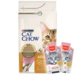 Cat Chow - Cat Chow Salmon and Tuna Adult Dry Cat Food 15 Kg.