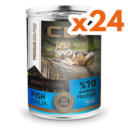 Cex - Cex Balıklı Yetişkin Tahılsız Köpek Konservesi 415 Gr x 24 Adet