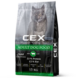 Cex - Cex Kuzu Etli Köpek Maması 15 Kg + 3 Adet Cex 400 Gr Konserve