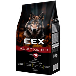 Cex Kuzu Etli Köpek Maması 15 Kg + 3 Adet Cex 400 Gr Konserve - Thumbnail