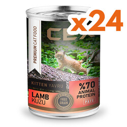 Cex - Cex Kitten Kuzu Etli Yavru Tahılsız Kedi Konservesi 415 Gr x 24 Adet