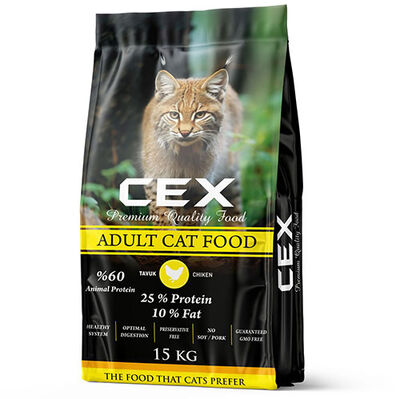 Cex Premium Tavuk Etli Kedi Maması 15 Kg + 5 Adet 400 Gr Cex Konserve