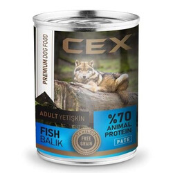 Cex - Cex Pate Tahılsız Balıklı Köpek Konservesi 415 Gr