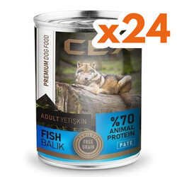 Cex - Cex Pate Tahılsız Balıklı Köpek Konservesi 415 Gr x 24 Adet