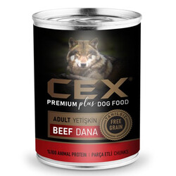 Cex - Cex Parça Etli Tahılsız Dana Etli Köpek Konservesi 415 Gr