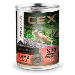 Cex - Cex Kitten Kuzu Etli Yavru Tahılsız Kedi Konservesi 415 Gr