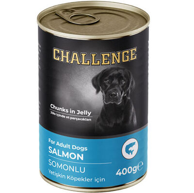 Challenge Somonlu Jöle Et Parçalı Köpek Konservesi 400 Gr