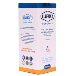 Cloroxy - Cloroxy Animal Health Bakım Solüsyonu 150 ML (Göz, Kulak, Ağız ve Deri Bakım)