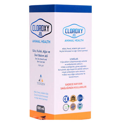 Cloroxy Jel Animal Health Bakım Solüsyonu 100 ML (Göz, Kulak, Ağız ve Deri Bakım)