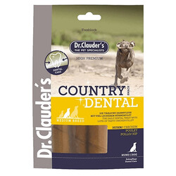 Dr.Clauders - Dr. Clauders Country Dental Ağız Diş Sağlığı Tavuk Etli Köpek Ödülü 120 Gr