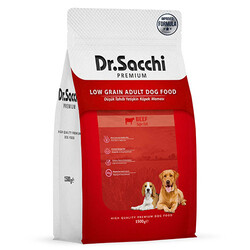 Dr.Sacchi - Dr. Sacchi Natural Beef Biftekli Köpek Maması 1,5 Kg