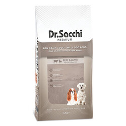 Dr.Sacchi - Dr. Sacchi Small Mini Sığır ve Kuzu Etli Küçük Irk Köpek Maması 12 Kg