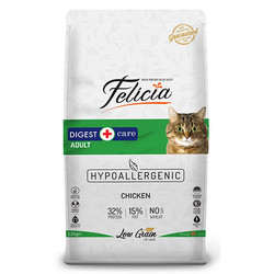 Felicia - Felicia Düşük Tahıllı Tavuk Etli Kedi Maması 12 Kg