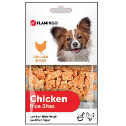 Flamingo 512360 Chicken Rice Bites Tavuk Etli Köpek Ödülü 85 Gr - Thumbnail