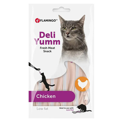 Flamingo Deli Yumm Tavuklu Sıvı Kedi Ödülü 5x14 Gr