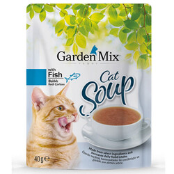 Garden Mix - Garden Mix Balıklı Kedi Çorbası 40 Gr