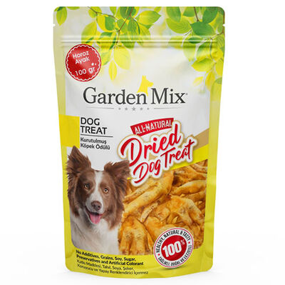 Garden Mix Kurutulmuş Horoz Ayak Köpek Ödülü 100 Gr