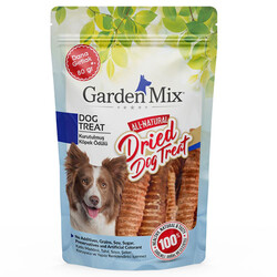 Garden Mix - Garden Mix Kurutulmuş Dana Gırtlak Köpek Ödülü 80 Gr