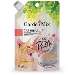 Garden Mix - Garden Mix Paste Karidesli Ezmeli Sıvı Kedi Ödülü 80 Gr