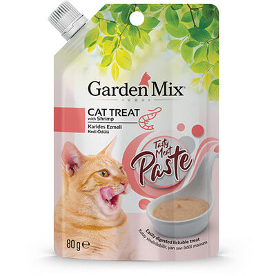 Garden Mix Paste Karidesli Ezmeli Sıvı Kedi Ödülü 80 Gr