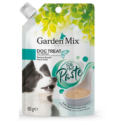 Garden Mix Paste Somon Etli Ezmeli Sıvı Köpek Ödülü 80 Gr