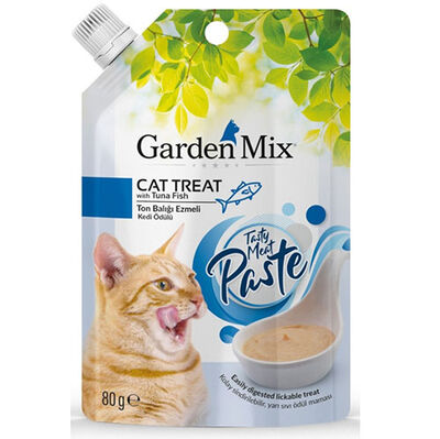 Garden Mix Paste Ton Balıklı Ezmeli Sıvı Kedi Ödülü 80 Gr