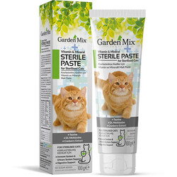 Garden Mix - Garden Mix Sterilised Multivitamin Kısırlaştırılmış Kedi Macunu 100 Gr