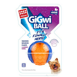 Gigwi - Gigwi 6294 Ball Sert Top Köpek Oyuncağı Şeffaf Renkli 5 Cm