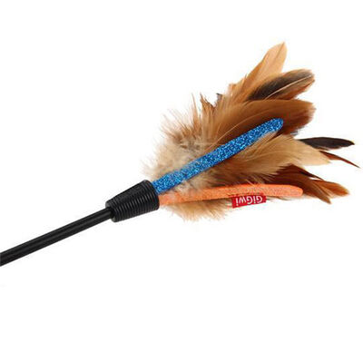 Gigwi 7061 Feather Teaser Kedi Oltası Doğal Tüylü 60 Cm