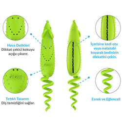 Gigwi 7477 Catnipli Fare Model Oyuncak Yeşil - Thumbnail