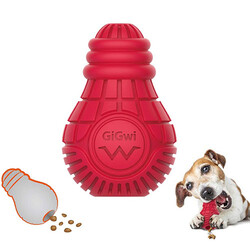 Gigwi - Gigwi 8489 Ampul Şekilli Diş Kaşıma Ödül Hazneli Köpek Oyuncağı