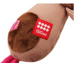 Gigwi 6198 Plush Friendz Diş Kaşıyıcılı Sesli Fino Köpek Oyuncağı - Thumbnail