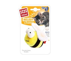 Gigwi - Gigwi 7017 Melody Chaser Sesli Peluş Arı Kedi Oyuncağı