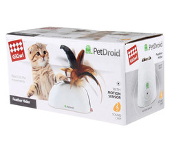 Gigwi - Gigwi 7022 Pet Droid Feather Hider Hareket Sensörlü Tüylü Sesli Elektronik Kedi Oyuncağı