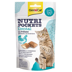 GimCat - Gimcat Nutripockets Dental Diş Sağlığı Kedi Ödülü 60 Gr