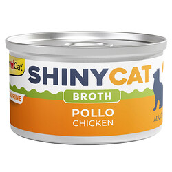 GimCat - GimCat ShinyCat Broth Tavuklu Kedi Konservesi 70 Gr