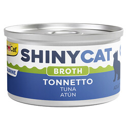 GimCat - GimCat ShinyCat Broth Ton Balıklı Kedi Konservesi 70 Gr